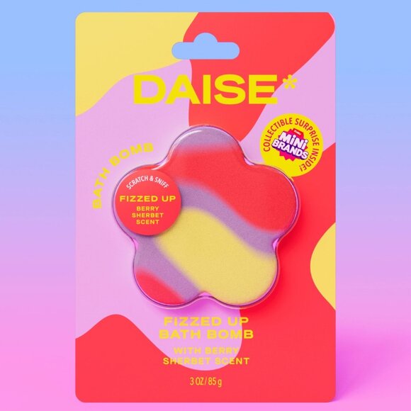 Daise Bath Bomb w/Mini Collectable in Berry Sherbert - Picture 1 of 1